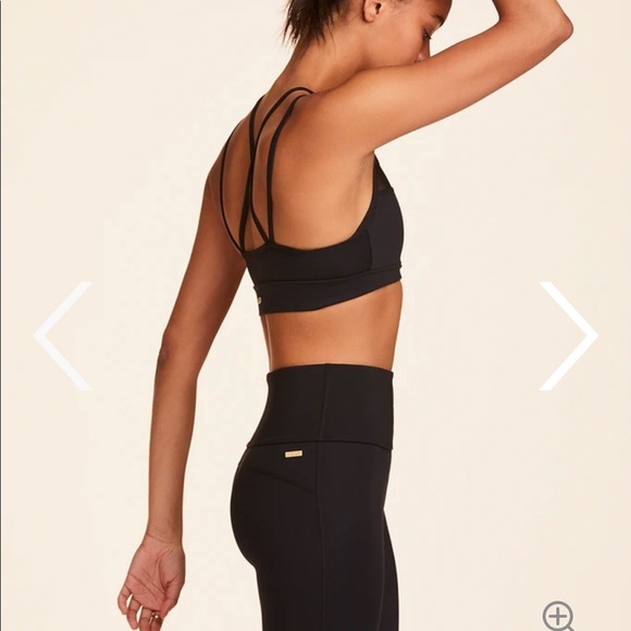 NWT Alala Aurora Sports Bra in Black - Picture 3 of 11